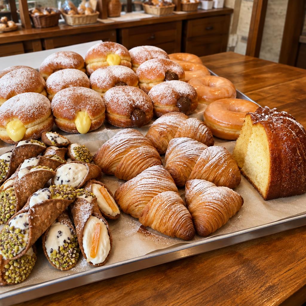 Pastries & Torta al Rum